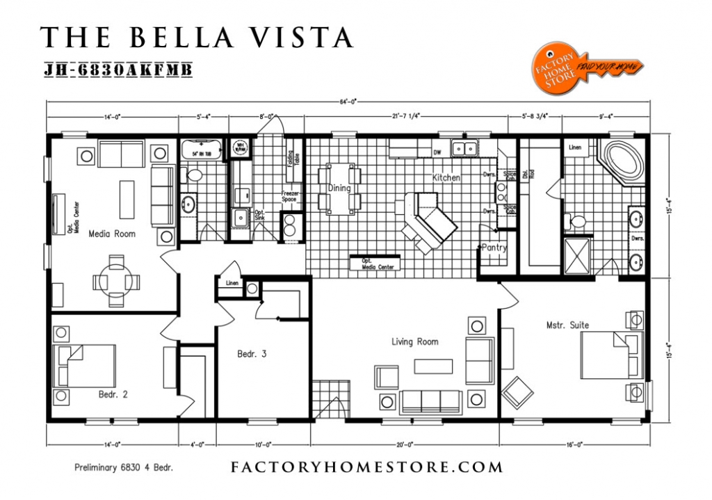 The Bella Vista - Jacobsen Mobile Homes - Plant City