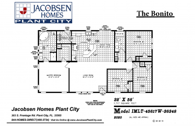 Jacobsen Mobile Home Floorplan Bonito 2020